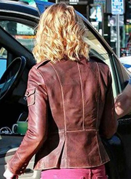 (image for) Katherine Heigl Leather Jacket