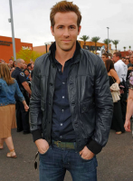 (image for) Ryan Reynolds Leather Jacket #4