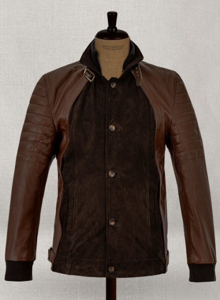 (image for) Daniel Radcliff Horns Leather Jacket