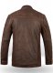 Vintage Brown Grain Leather Jacket # 104