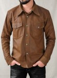 (image for) Light Weight Unlined Leather Shirt