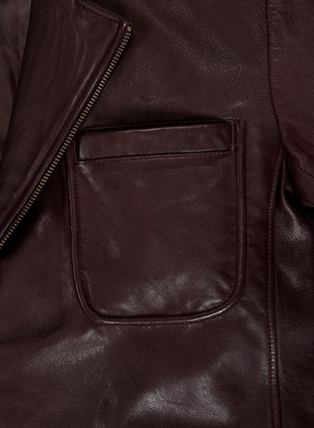 (image for) Robert Downey Jr Leather Blazer #1