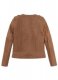 Light Vintage Tan Hide Leather Jacket # 220