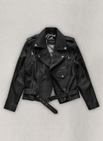 (image for) Black Jessica Alba Leather Jacket