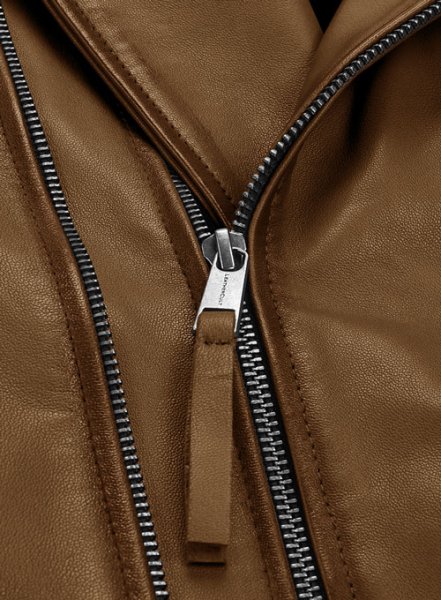 (image for) Charles Burnt Tan Leather Jacket