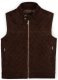 Soft Dark Brown Suede Leather Vest # 324