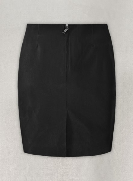 (image for) Black Stretch Amanda Holden Leather Skirt