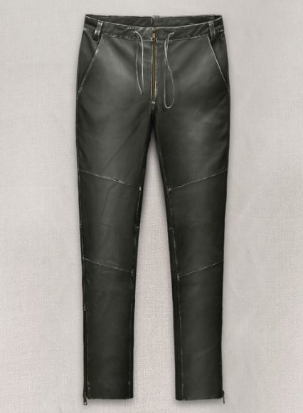 Leather Biker Jeans - Style #555 : LeatherCult: Genuine Custom