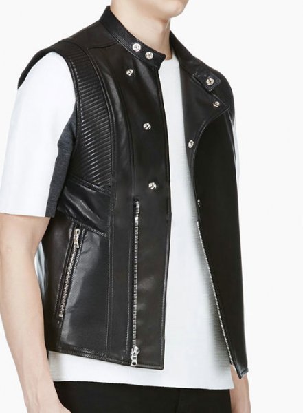 (image for) Leather Vest # 354
