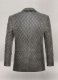 Vintage Dirty Gray Bocelli Quilted Leather Blazer