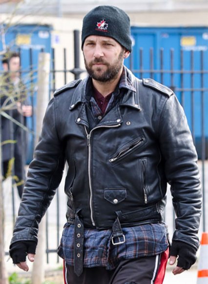 (image for) Paul Rudd All Is Bright Leather Jacket