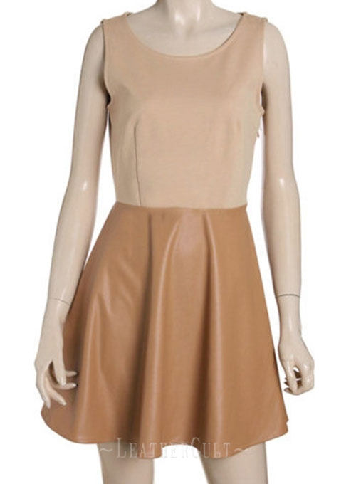 Flippy Leather Dress - # 776 - Click Image to Close
