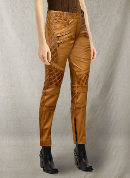 Handmade Women's Lamb Skin Stretchable Leather Pant ,stretchable Leather  Pant , Women's Fit Leather Pant , Genuine Leather Pant 