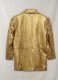 Golden Designer Leather Jacket #999 - XL Regular
