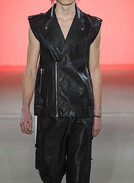 (image for) Leather Vest # 343