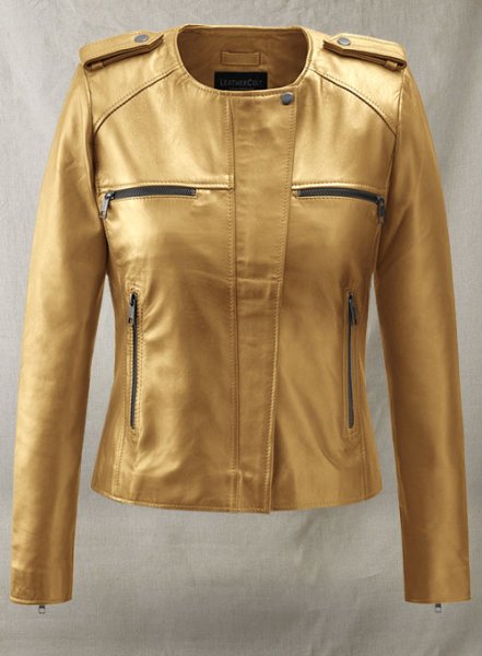 Golden Lizzy Caplan Now You See Me 2 Leather Jacket Leathercult