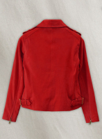 (image for) Soft Lava Red Suede Leather Jacket # 267