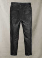 (image for) Leather Zipper Jeans - Style # 9