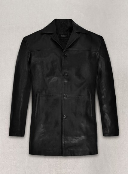Martin Lawrence Leather Trench Coat