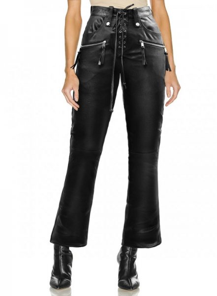 Bella Thorne Leather Pants