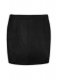 Black Basic Leather Skirt - # 153 - M Regular