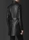 Leather Long Coat #204