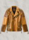 Charles Burnt Mustard Leather Jacket