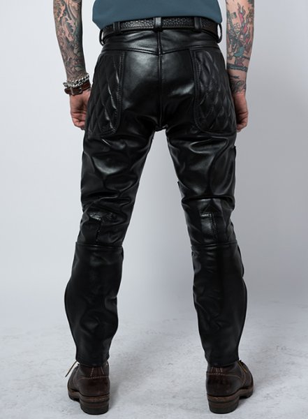 Vintage Sports Rider Leather Pants : LeatherCult: Genuine Custom ...