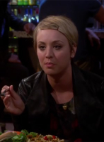 (image for) Kaley Cuoco The Big Bang Theory Leather Jacket