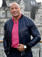 (image for) Dwayne Johnson Leather Jacket #1