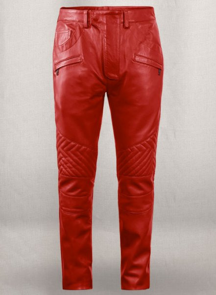 Balmain leather hot sale pants mens