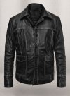 (image for) Thick Goat Black Brad Pitt Fight Club Leather Jacket