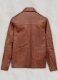 Log Cabin Brown Washed & Wax Leather Jacket # 621 - XL Regular