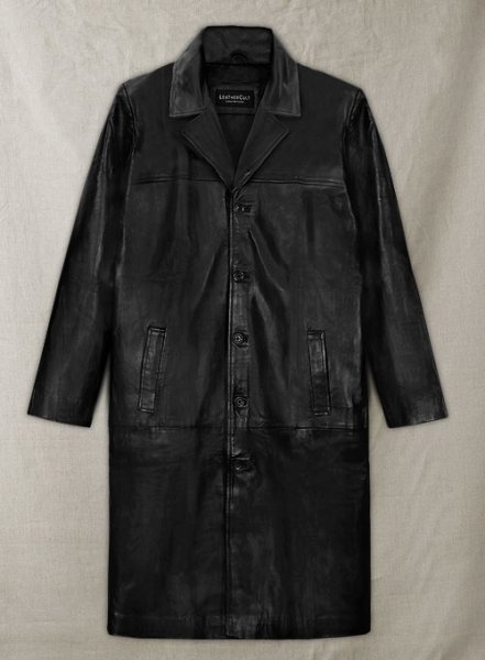 (image for) Al Pacino Insomnia Leather Trench Coat