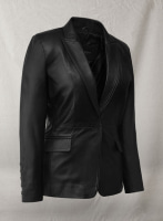 (image for) Scarlett Johansson The Winter Soldier Leather Blazer