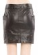 Fluted Leather Skirt - # 164