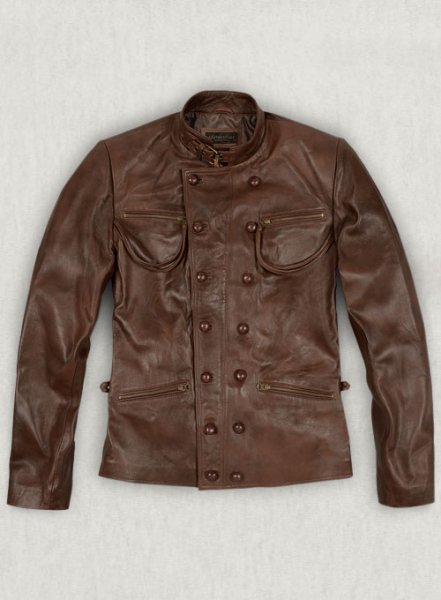 Spanish Brown Jason Momoa Justice League Leather Jacket - M Regu