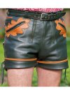 (image for) Leather Cargo Shorts Style # 364