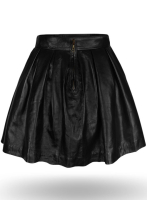 (image for) Pleated Leather Skirt