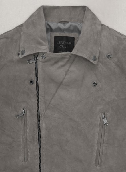 (image for) Gray Suede Leather Jacket # 903