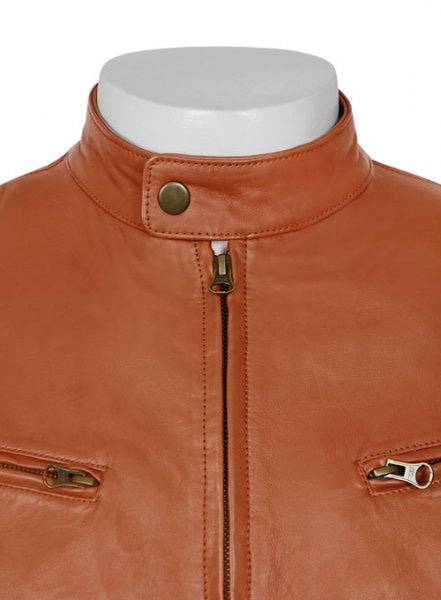 Terrain Brown Leather Jacket # 655
