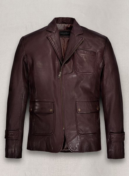 (image for) Robert Downey Jr Leather Blazer #1