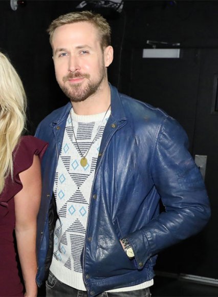 Ryan Gosling Leather Jacket #1 Ryan Gosling Leather Jacket #1
