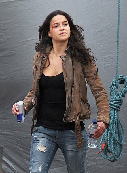 (image for) Michelle Rodriguez Furious 7 Leather Jacket