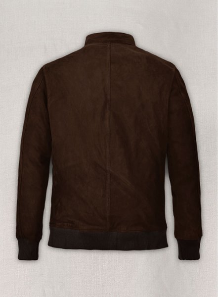 Dark Brown Suede Ryan Reynolds Leather Jacket