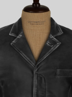 (image for) Rubbed Black Will Smith Leather Blazer