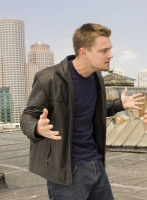 (image for) Leonardo DiCaprio The Departed Leather Jacket