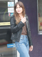 (image for) Dakota Johnson The High Note Leather Jacket