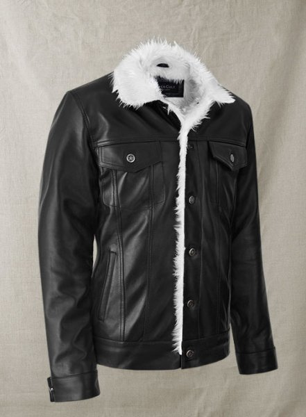 (image for) Leather Fur Western Style Jacket