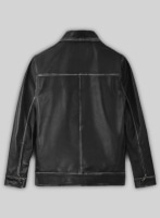 (image for) Rubbed Black Jason Bateman Leather Jacket